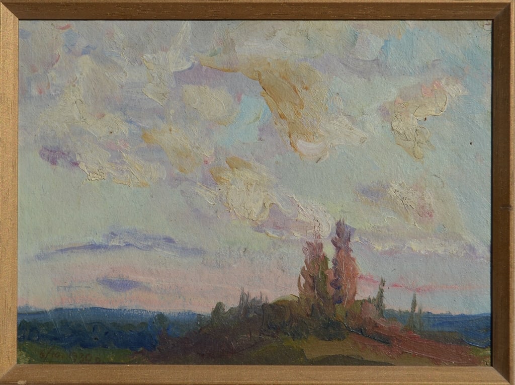 Lot of 2 Ivan BURYACHOK (1877-1936) Ukrainian - Polish