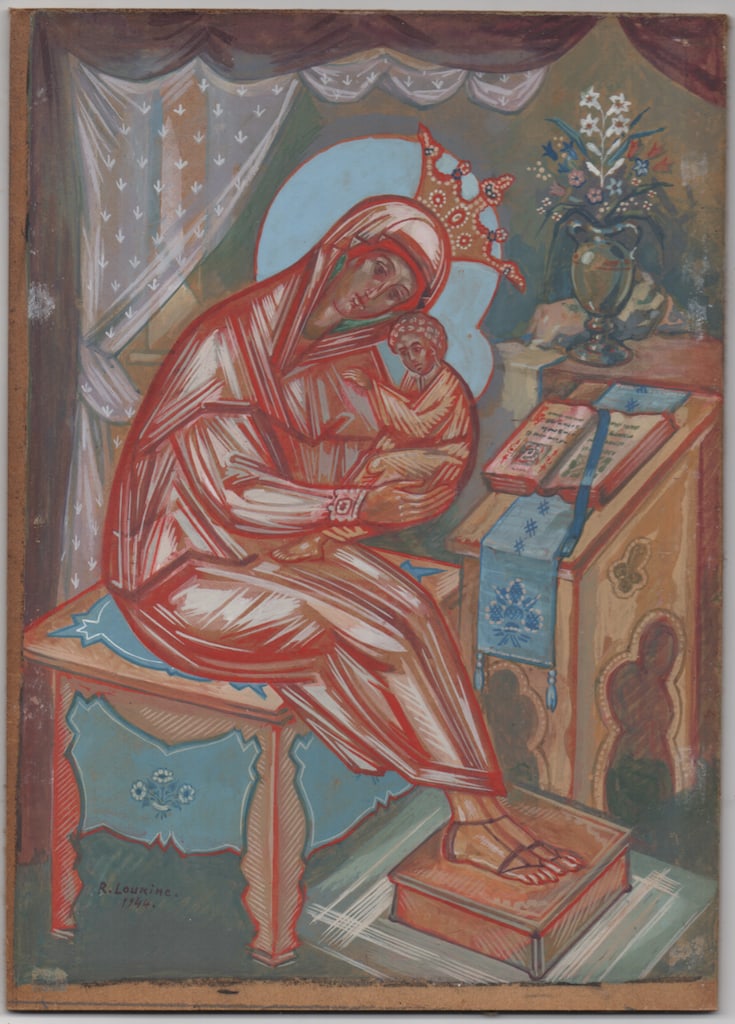 Rostislas LOUKINE (1904-1988) Russian - French