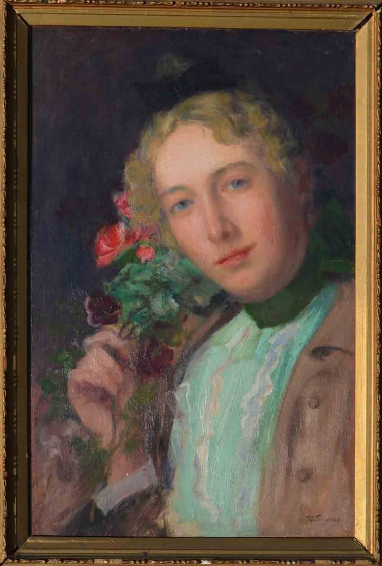 August FRANZEN (1863-1938) Swedish - French - American