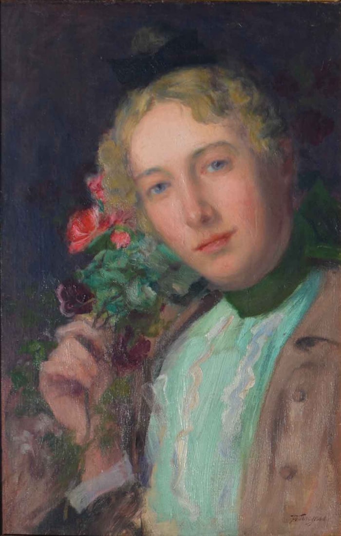 August FRANZEN (1863-1938) Swedish - French - American