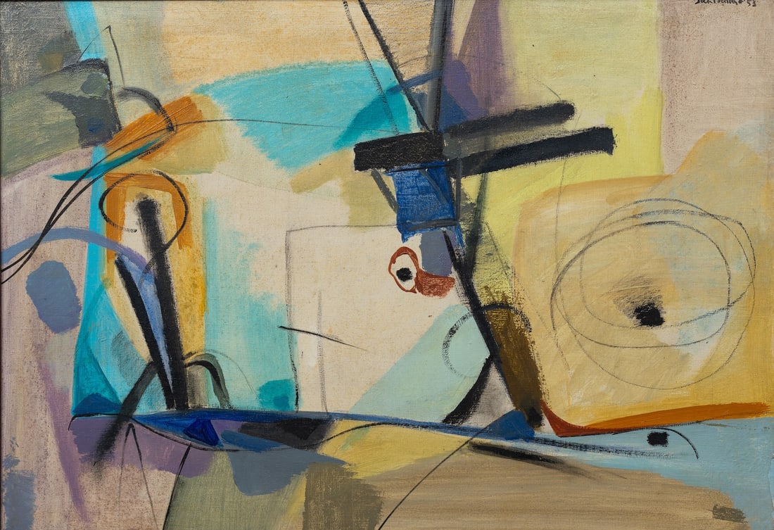 Giuseppe Santomaso (1907-1990) Italian - French