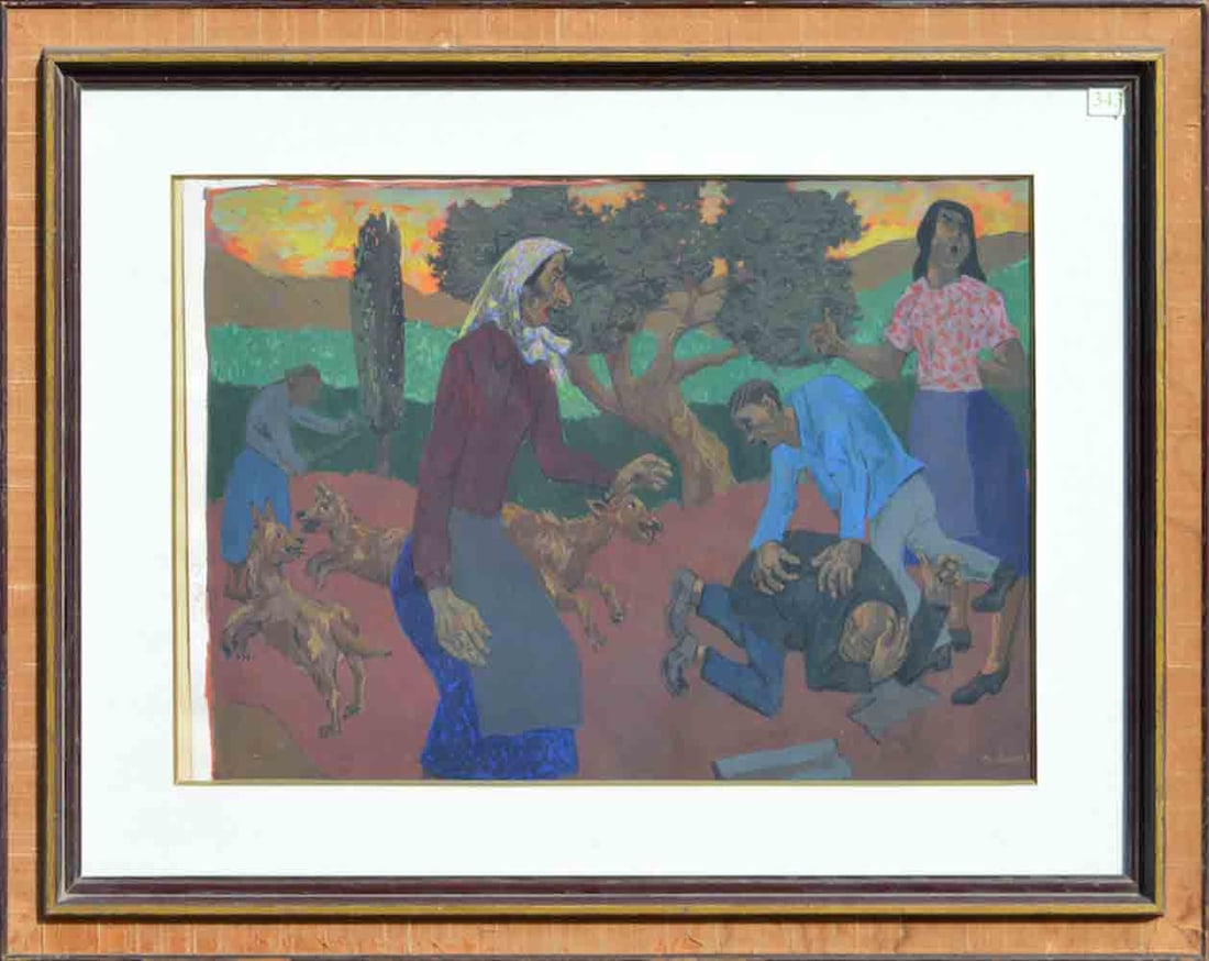 Gregoire MICHONZE (1902-1982) Moldavian - French