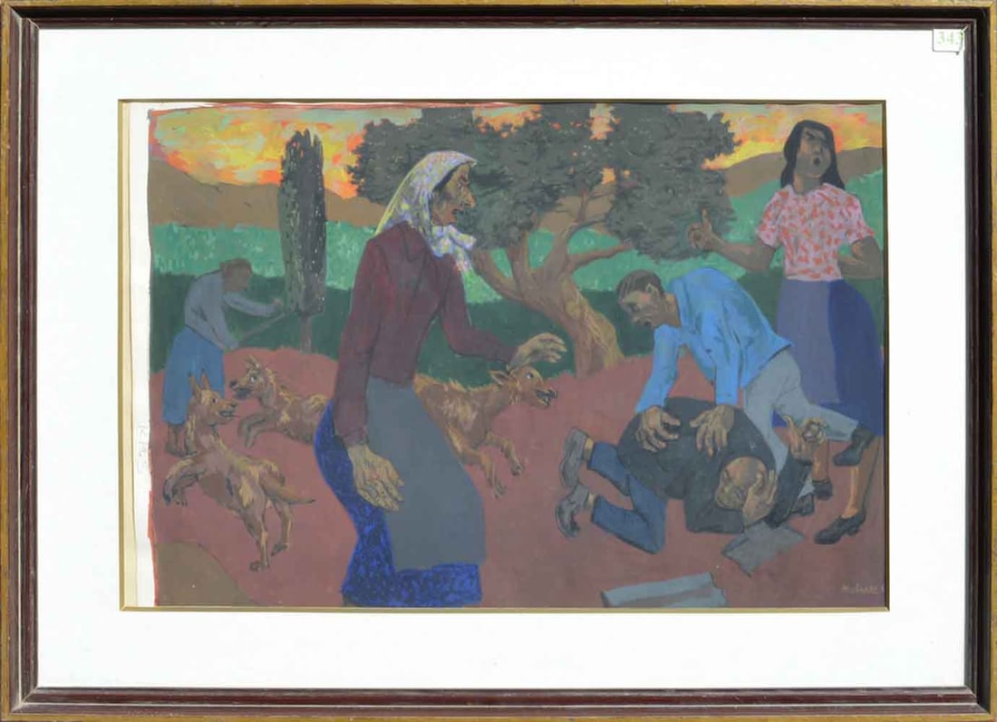 Gregoire MICHONZE (1902-1982) Moldavian - French