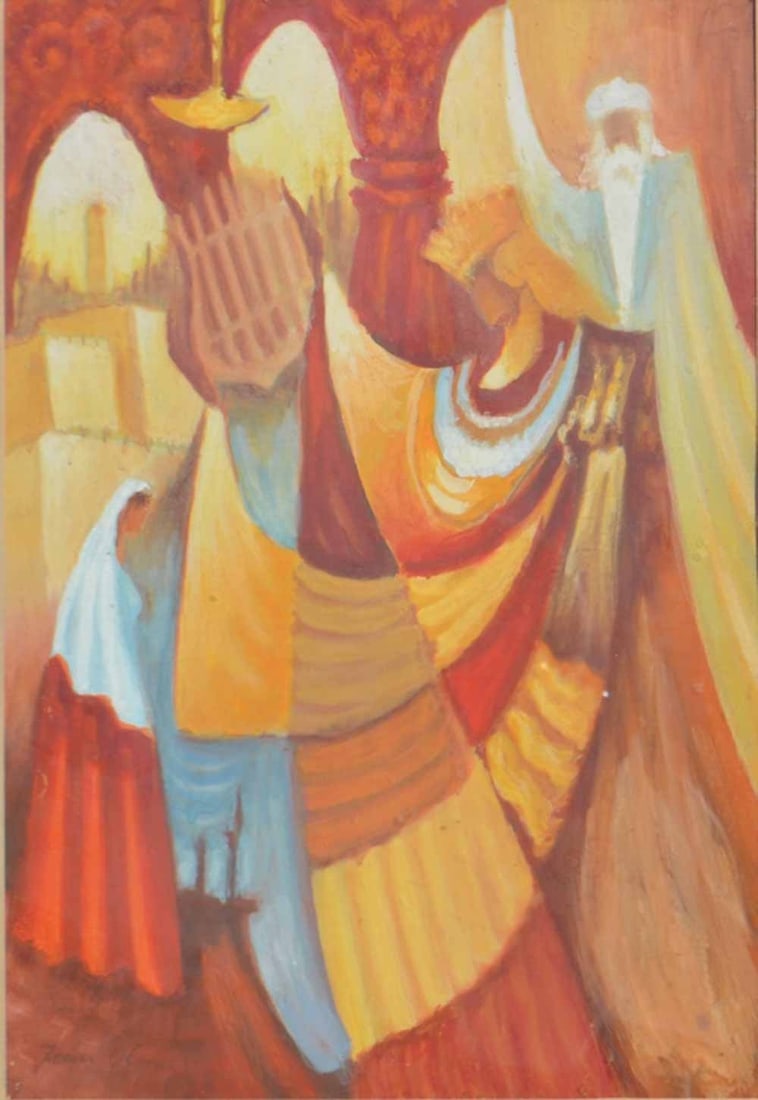 Lot of 2 Jean OLIN (1894-1972) Ukrainian - French