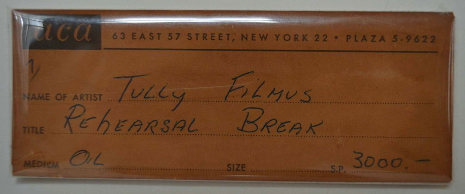 Tully Filmus 1903-1998 Bessarabien / Ukrainian / American