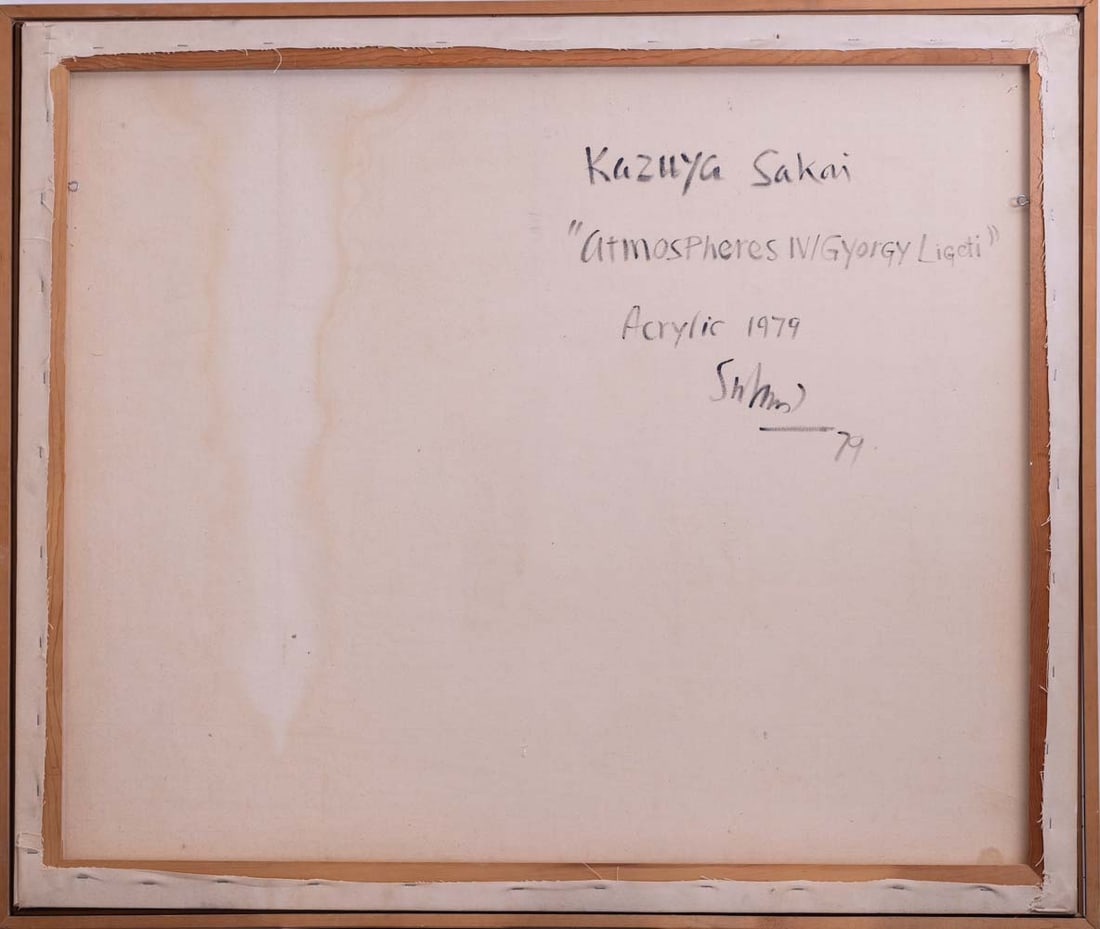 Kazuya Sakai (1927-2001) Japanese - American - Argentinian