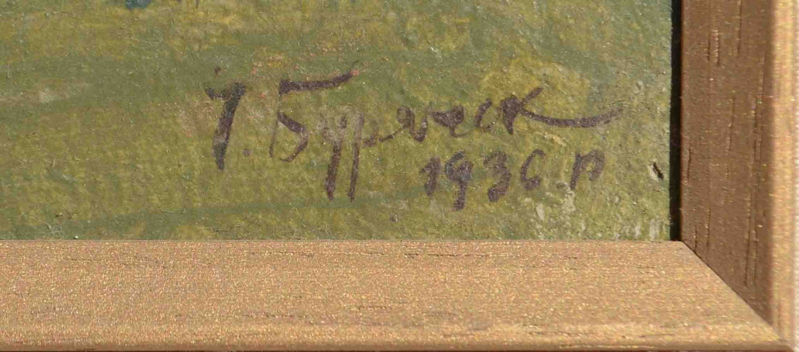 Lot of 2 Ivan BURYACHOK (1877-1936) Ukrainian - Polish