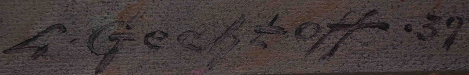 L. GECHTOFF (1883-1941) Russian - Ukrainian - American