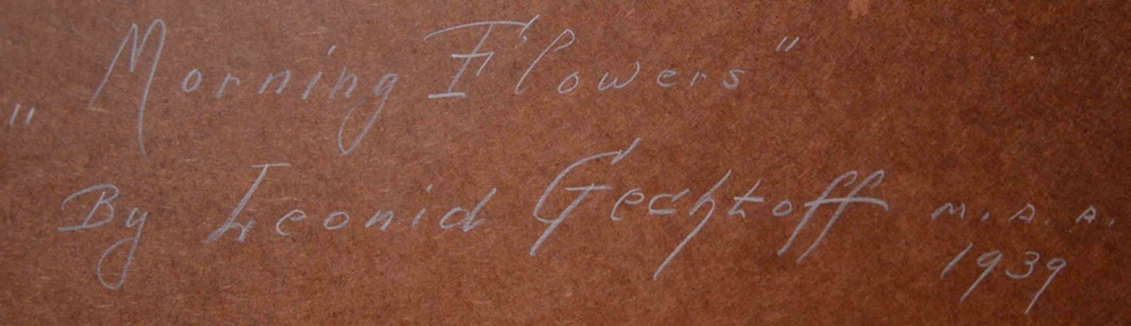 L. GECHTOFF (1883-1941) Russian - Ukrainian - American