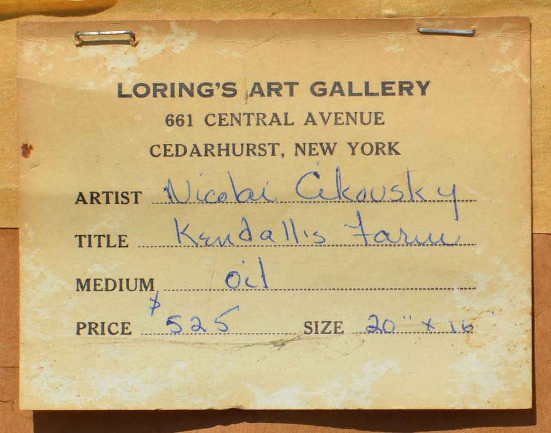 N. CIKOVSKY 1894-1984 Belorussian / Russian / American