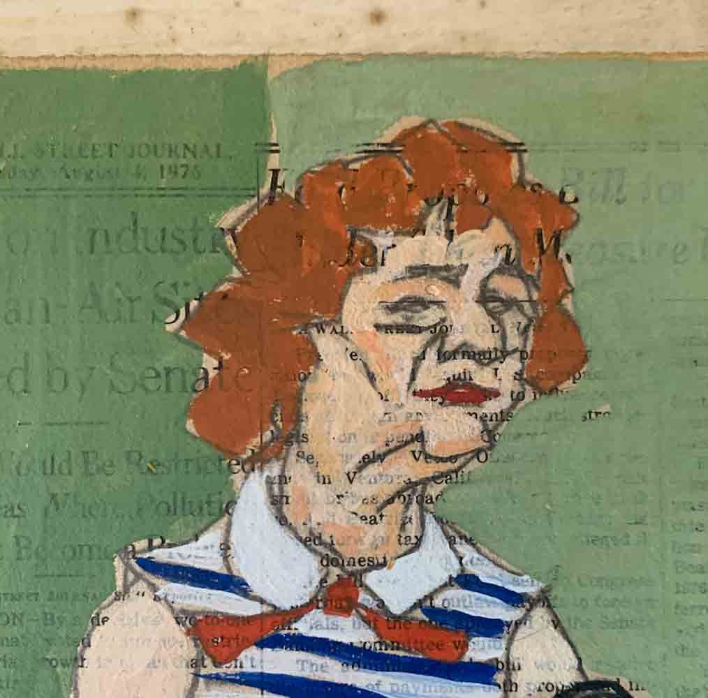 Joseph SOLMAN (1909-2008) Subway Gouache