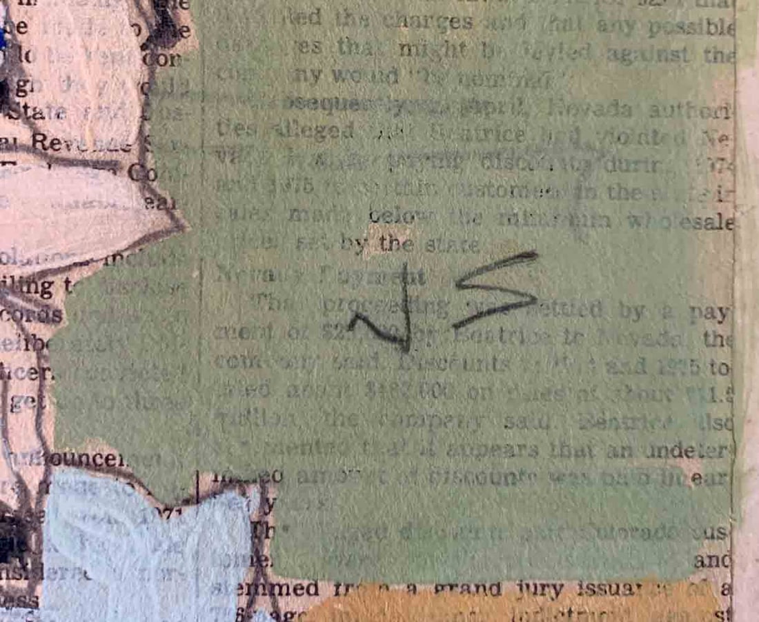 Joseph SOLMAN (1909-2008) Subway Gouache