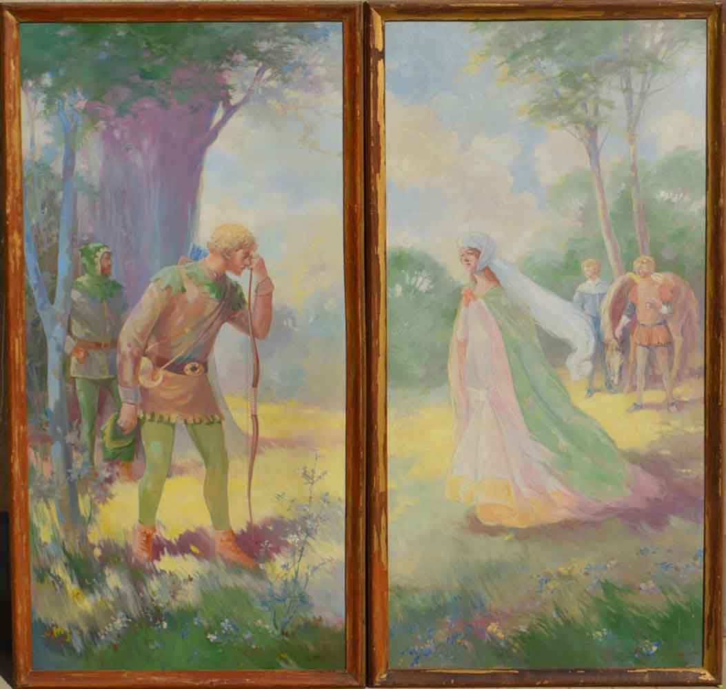 Lot of 2 Constantin BRUNI (1900-1969) Russian - French