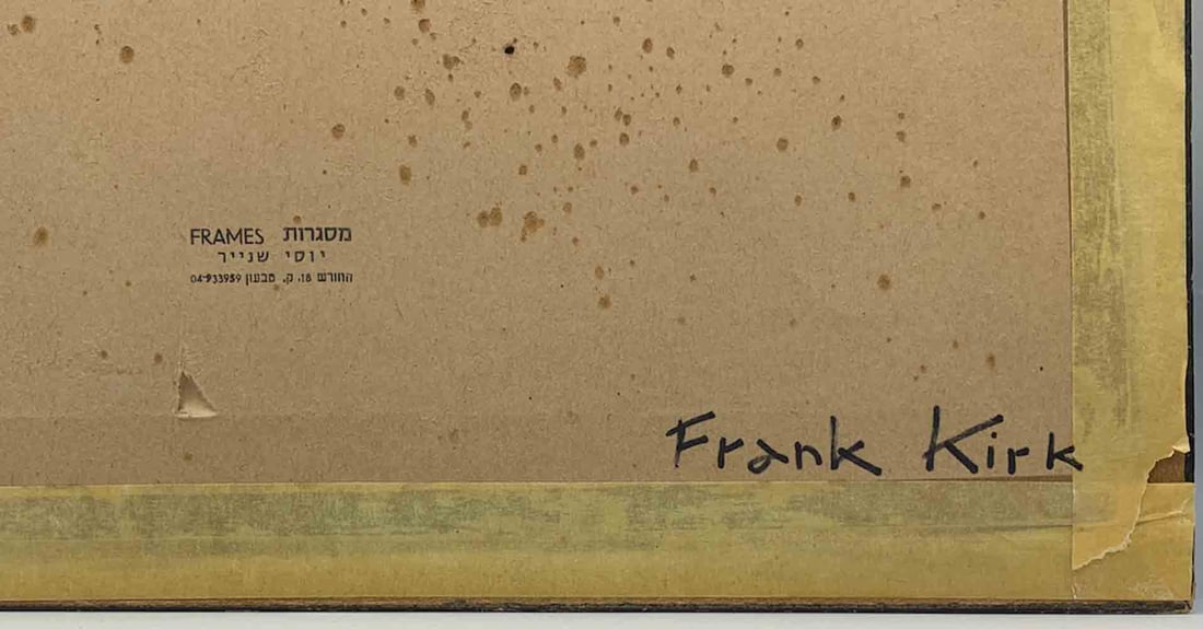 Frank Cohen KIRK (1889-1963) Ukrainian - American