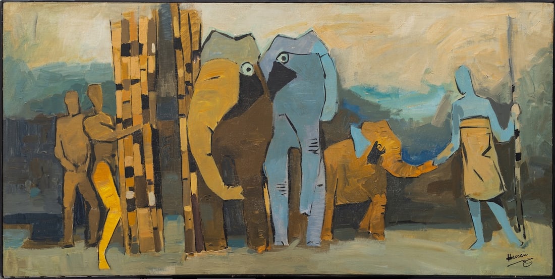 Maqbool Fida Husain (1915-2011) Indian - Great Britain