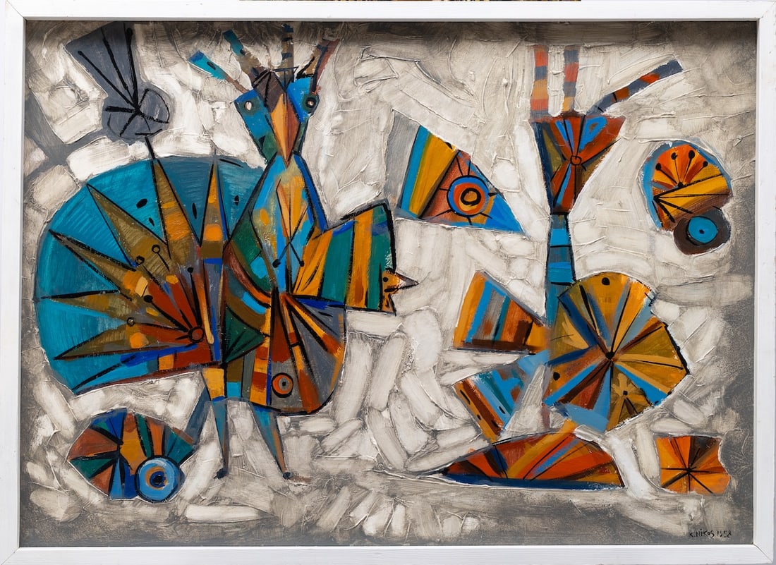 Nikos Kessanlis (1930-2004) Greek