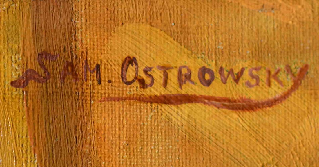 Sam OSTROWSKY (1886-1946) Russia - France - USA