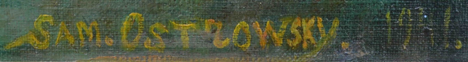 Sam OSTROWSKY (1886-1946) Russia - France - USA