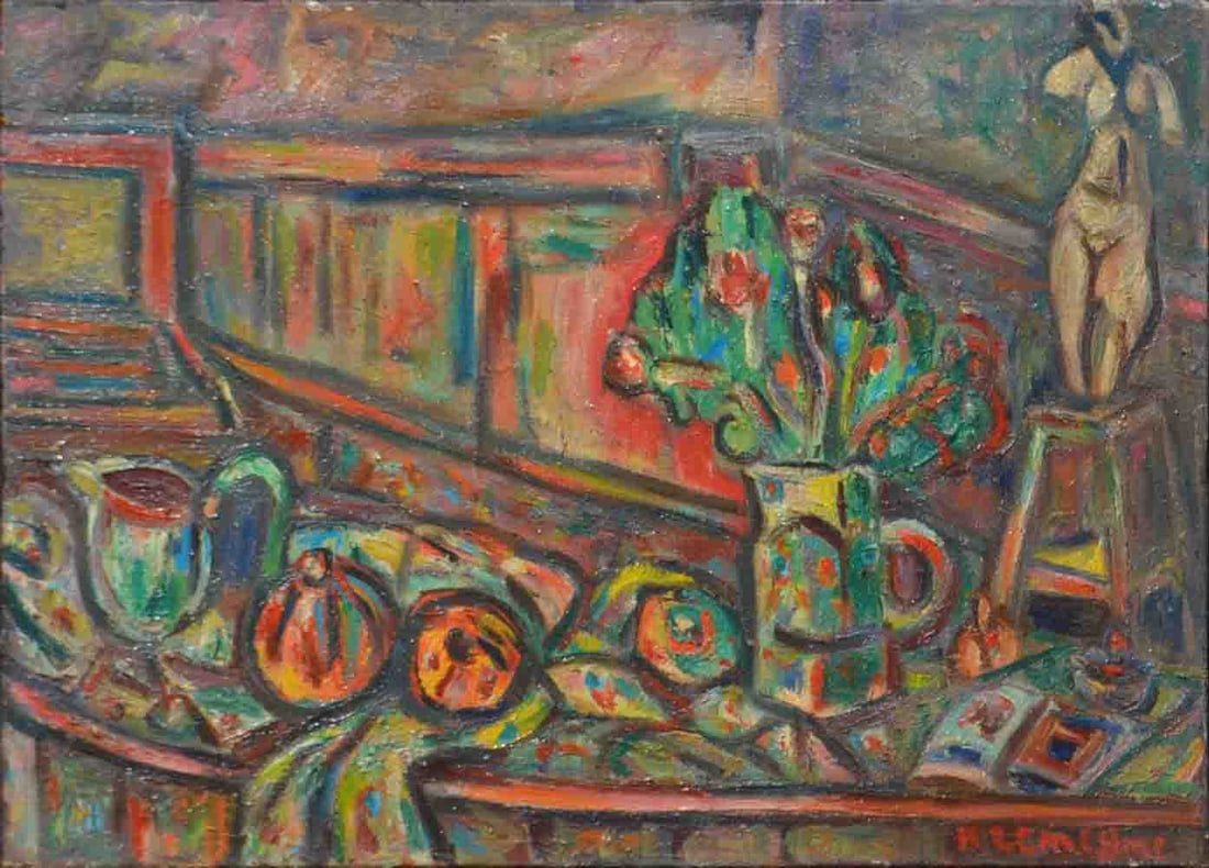 P. KREMEGNE 1890-1981 Russian / Belorussian / French