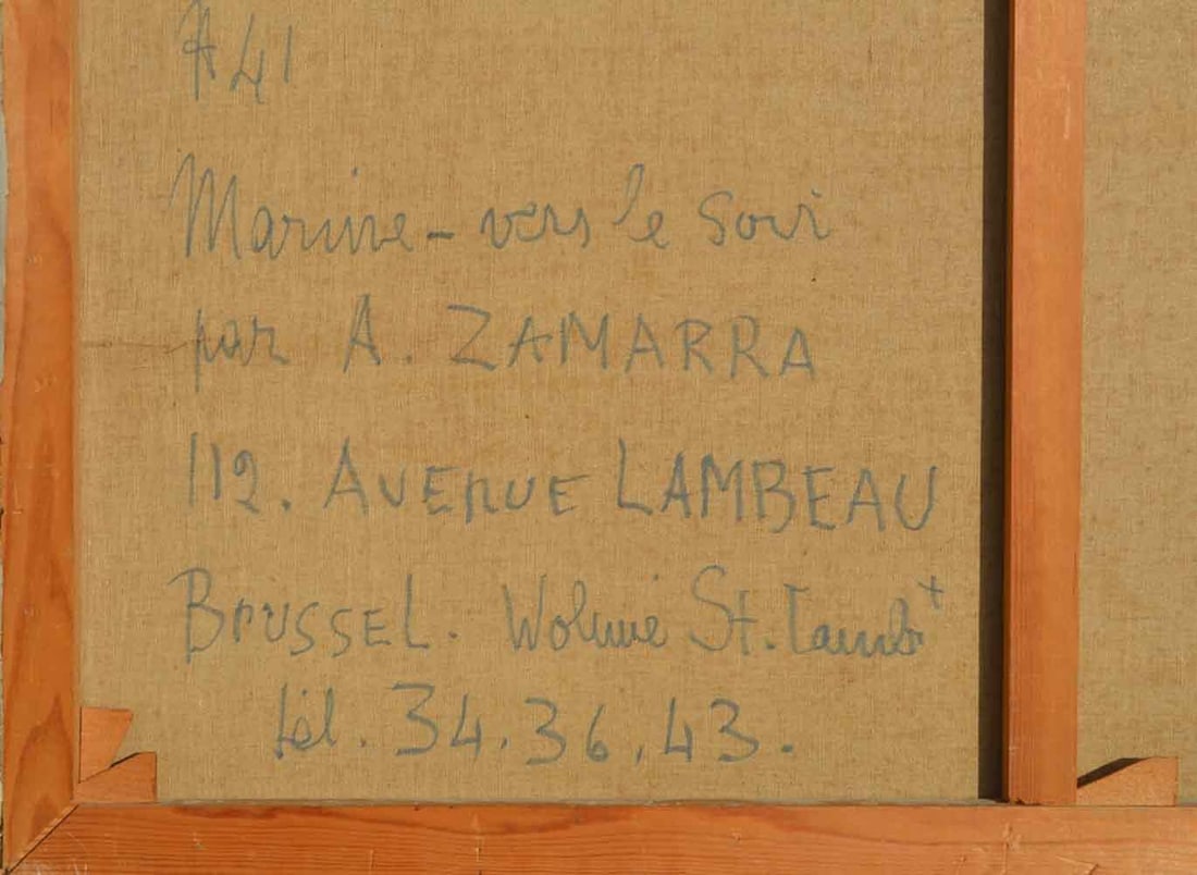 Albert ZAMARRA (1898-1976) Italian - Belgium