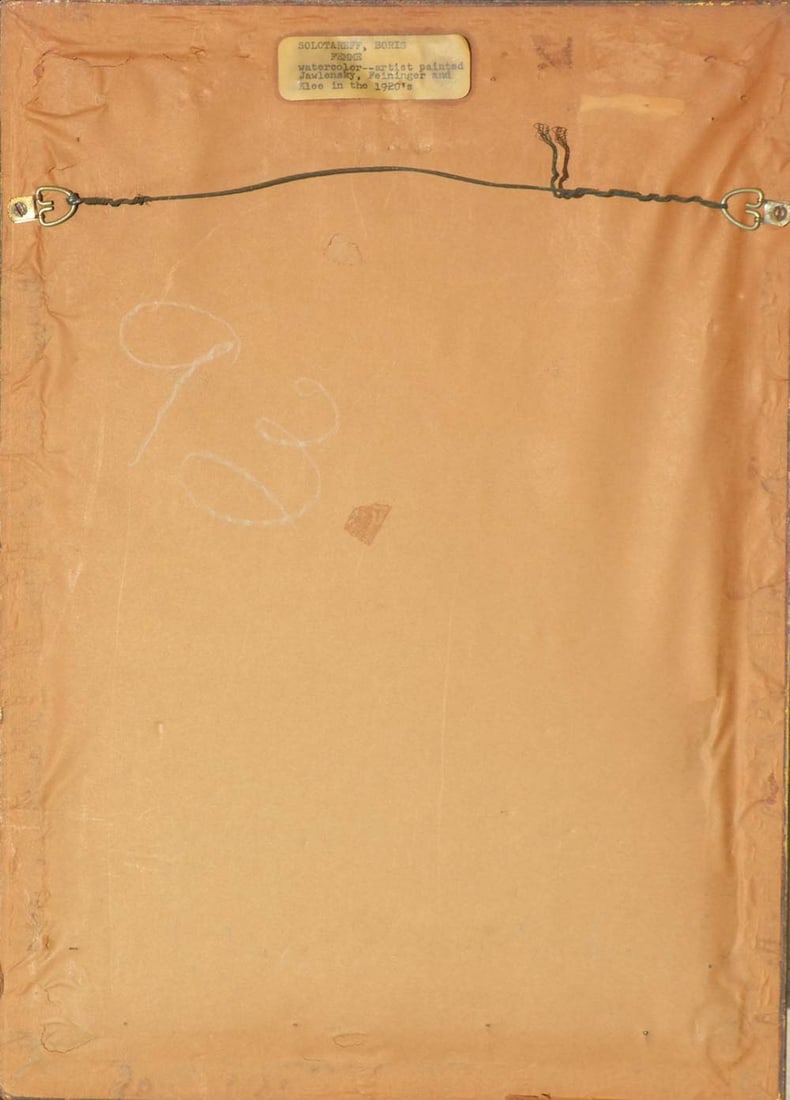 Boris Solotareff (1889-1966) Romanian - Ukrainian - American
