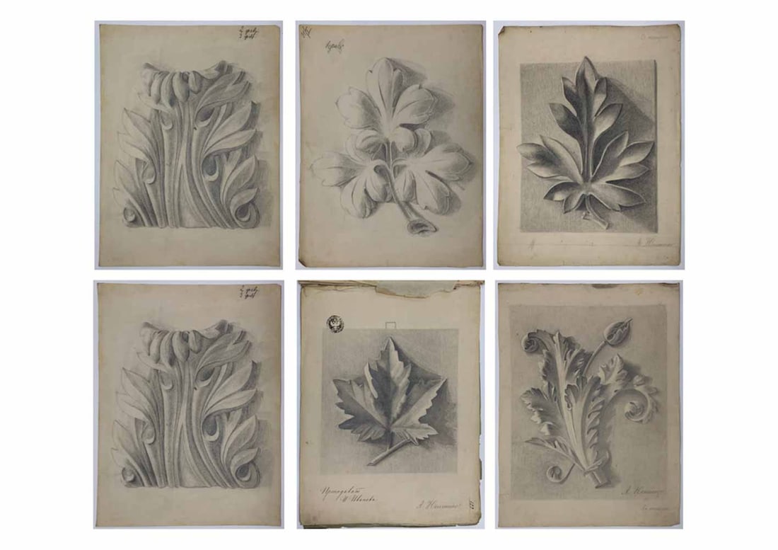 Portfolio of 41 Russian Academic drawings