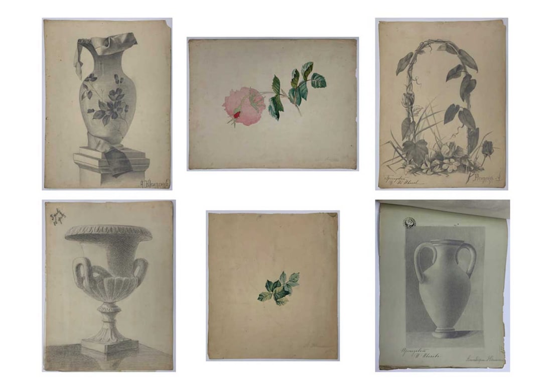 Portfolio of 41 Russian Academic drawings