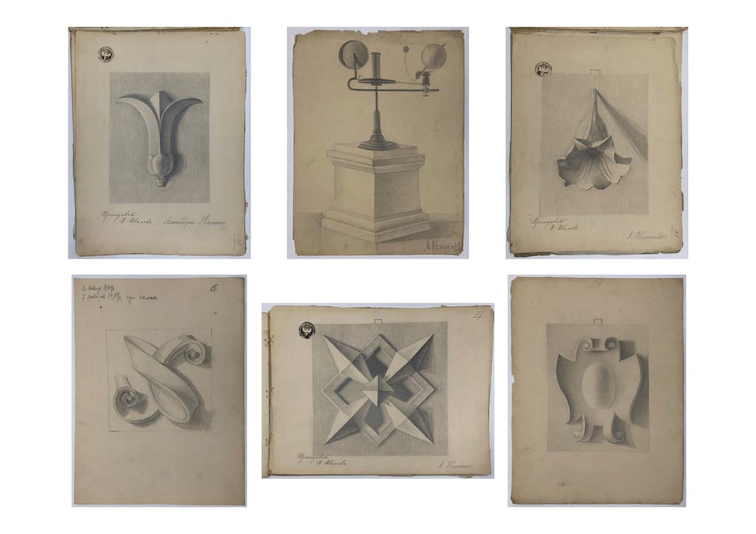 Portfolio of 41 Russian Academic drawings