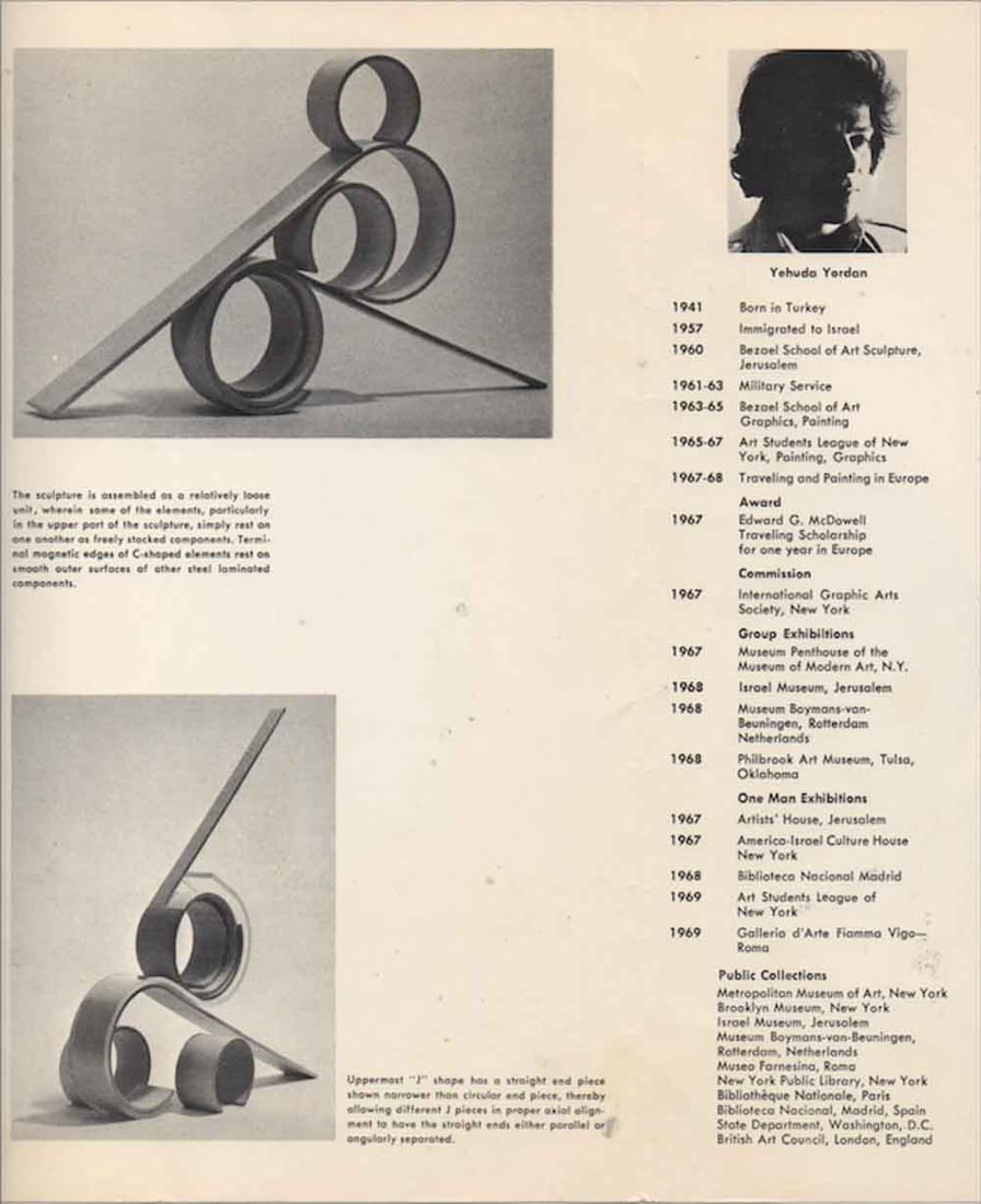 Yehuda YORDAN (1941) Turkish - American - Israeli