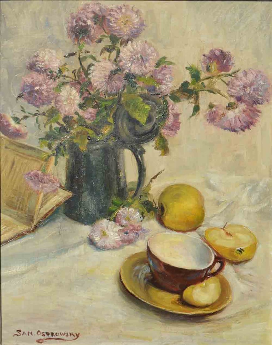 S. OSTROWSKY 1886-1946 Russian - French - American