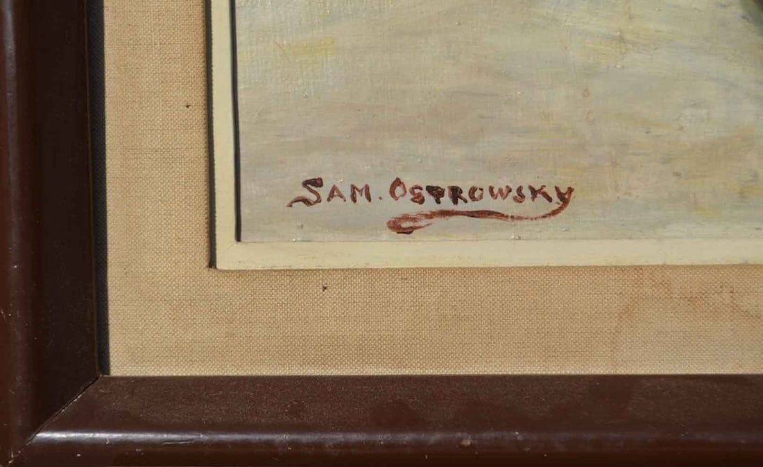 S. OSTROWSKY 1886-1946 Russian - French - American