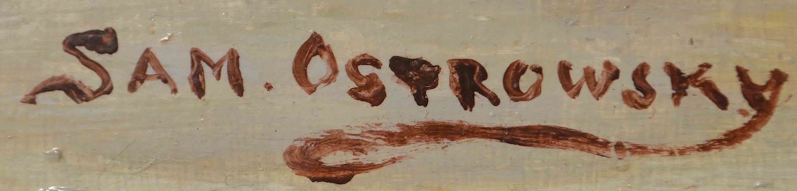 S. OSTROWSKY 1886-1946 Russian - French - American