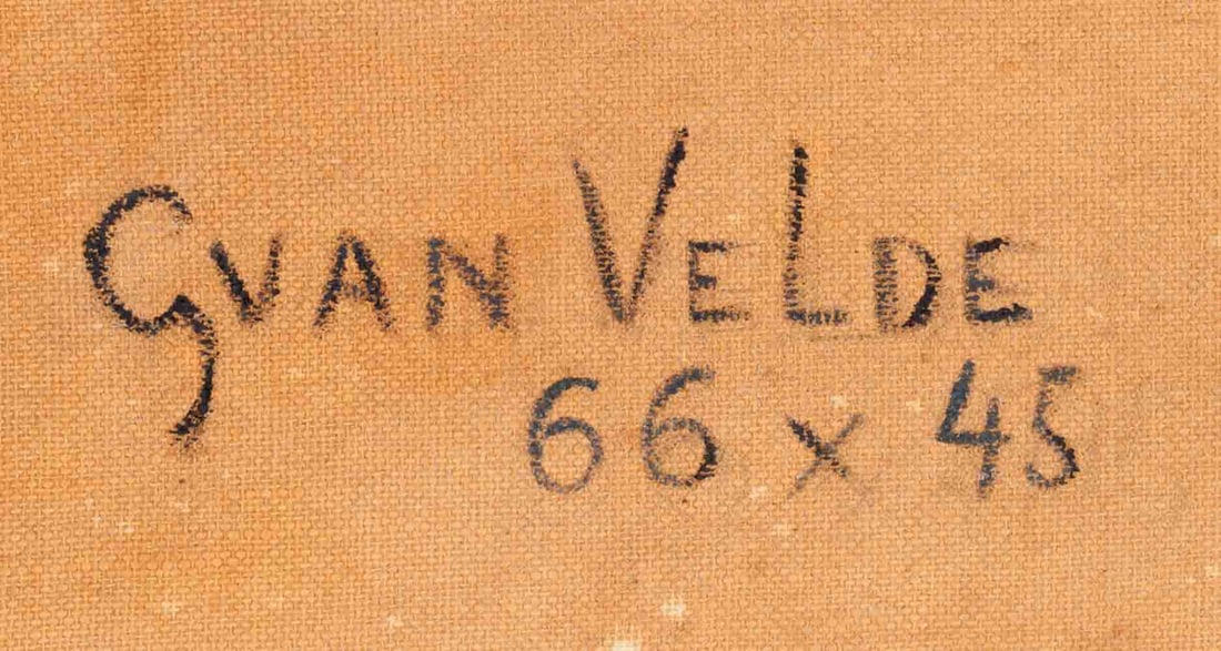 Geer VELDE VAN (1898-1977) Dutch - French