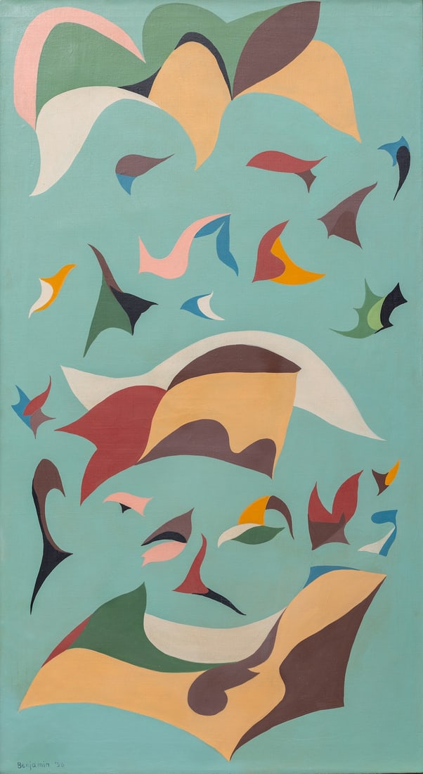 Karl Stanley Benjamin (1925-2012) American