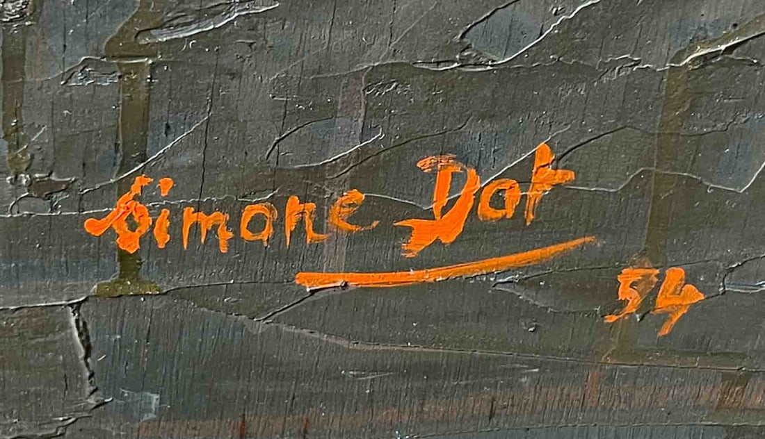 Simone DAT (1927-2018) French