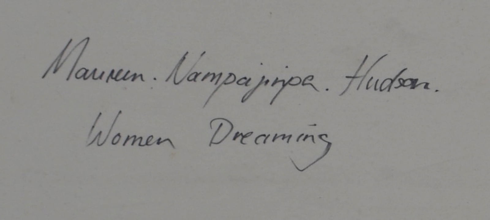 Maureen Hudson Nampijinpa - Australian Aborigen Art