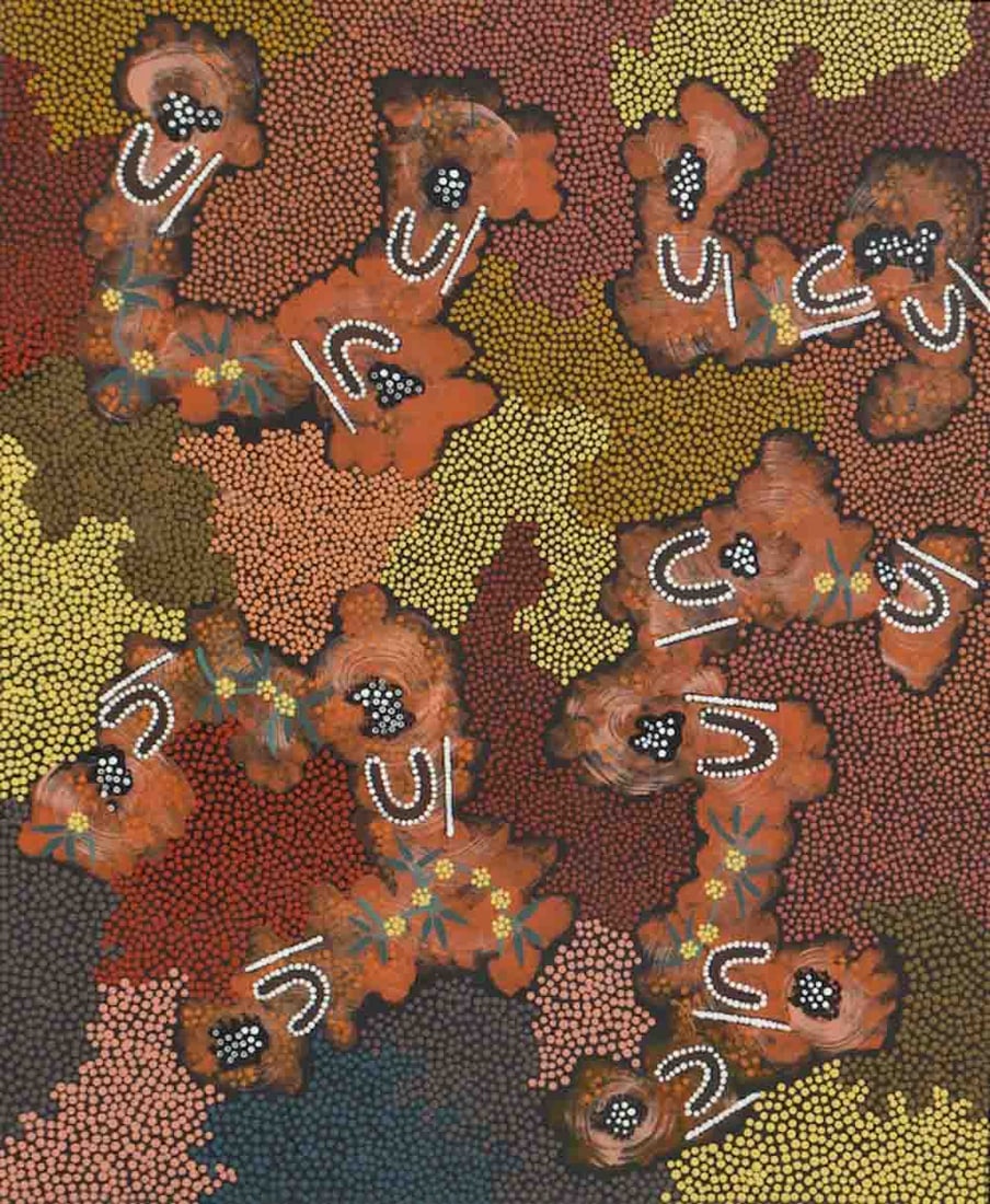 Maureen Hudson Nampijinpa - Australian Aborigen Art