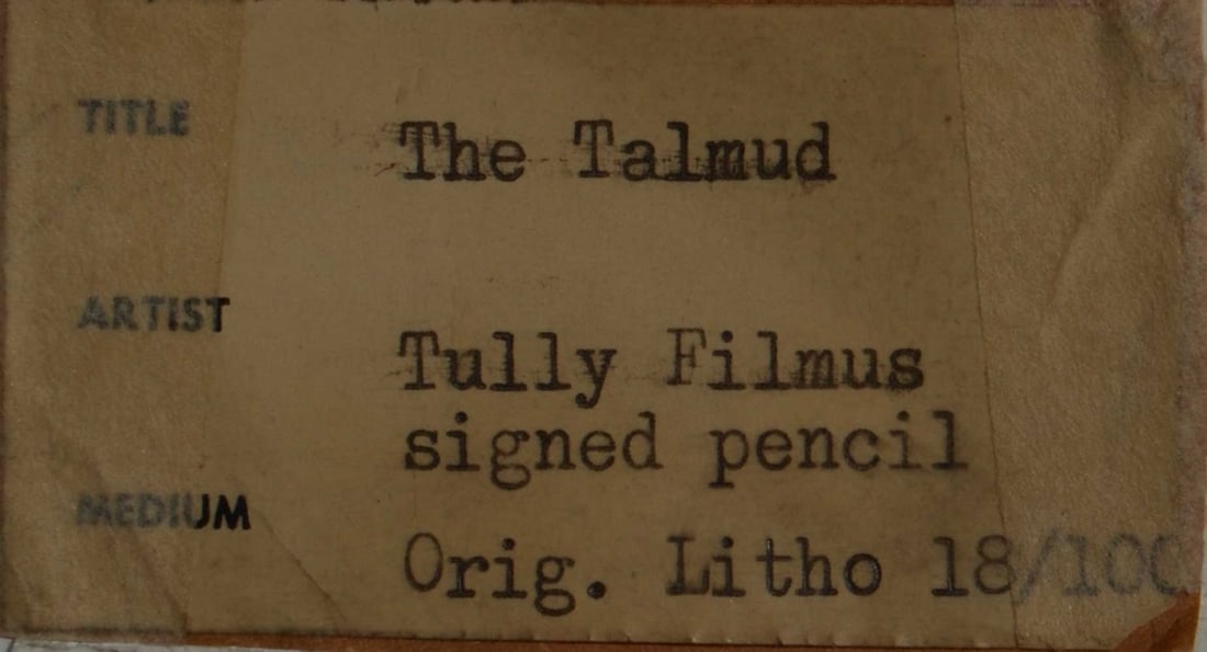 Tully FILMUS (1903-1998) Russian - French - American