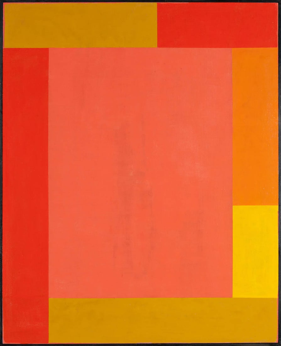 Doug Ohlson (1936-2010) American: Doug Ohlson (1936-2010) ; Abstract ; 1978 ; oil on canvas / framed ; dimensions 127 x 102 cm (50 x 40 in.) ; signed and dated on verso ; Shipping to USA - DHL $835 , National post with tracking servic