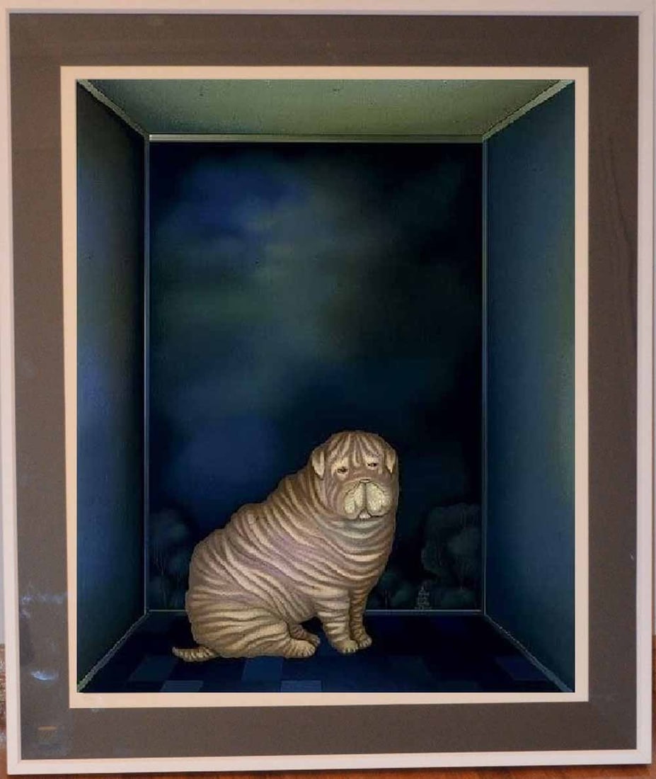 Igor Galanin (Born 1937) Russian - American: Igor Galanin (Born 1937) ; lithograph on paper / framed ; edition 64/175 ; dimensions 97 x 81 cm (38 x 32 in.) ; frame size 117 x 101 cm (46 x 40in.) ; hand-signed in pencil by the artist ; Shipping t