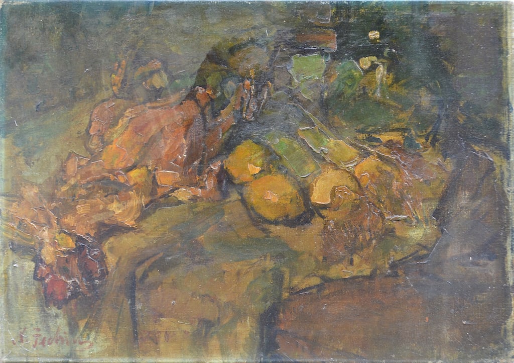 Nikolay FESHIN (1881-1955) Russian / American: Nikolay FESHIN (1881-1955) ; Still-life with a wildfowl & lemons ; 1st half of the 20th century ; oil n canvas - unframed ; dimensions 44 x 63 cm (17 1/3 x 24 7/8 in.) ; signed lower left corner ; Shi