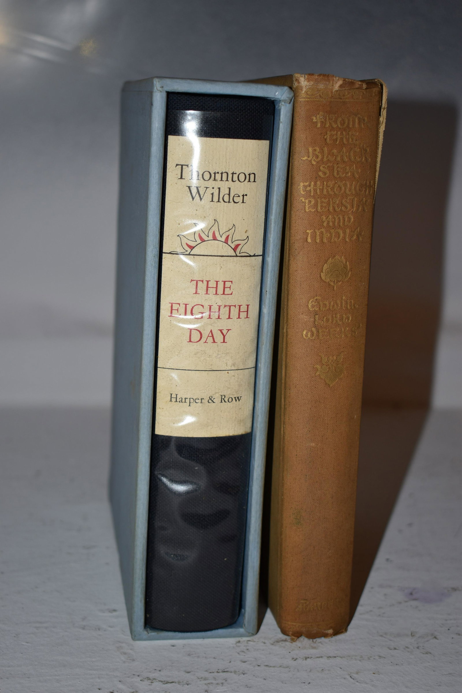 Thornton Wilder, "The Eighth Day": signed by the author limited edition #56/500 along with Edwin Lord Weeks