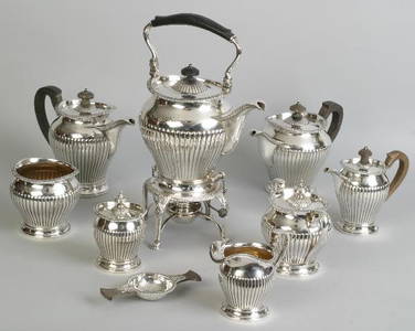 173: Imp. Am. Sterling 9  Pc.Tea & Coffee Set,