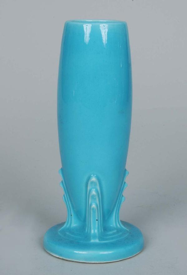 Fiestaware Futura Turquoise Vase,: Fiestaware Futura Turquoise Vase, futuristic space age design, Height 6 1/2"
