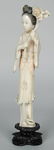 2: ANTIQUE CHINESE IVORY CARVED LADY - 3