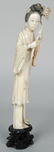2: ANTIQUE CHINESE IVORY CARVED LADY - 4