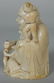 7: ANTIQUE CHINESE CARVED IVORY BUDDHA W/SERVANTS - 3