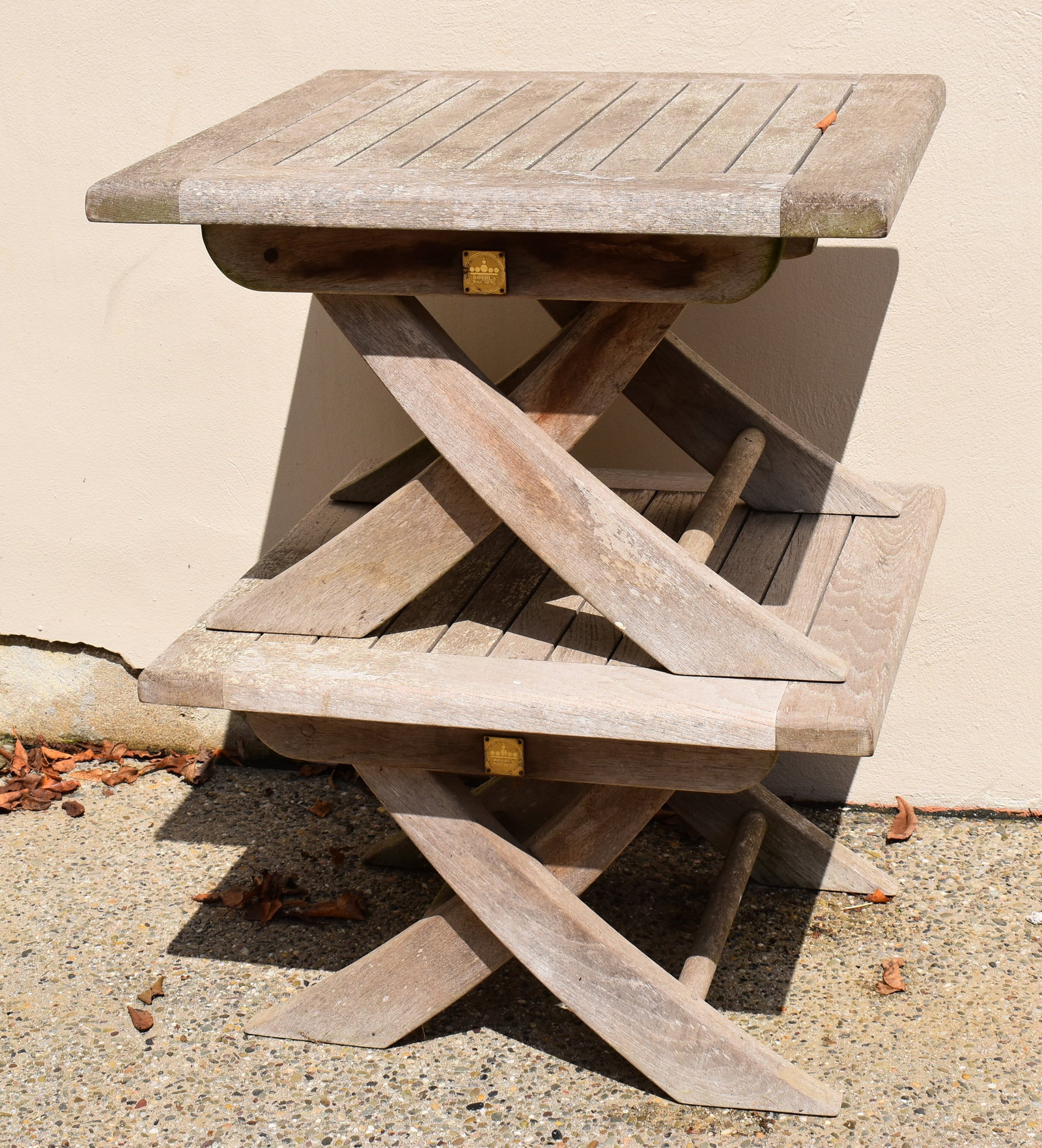 PAIR OF TEAKWOOD LOW TABLES (1 of 2)