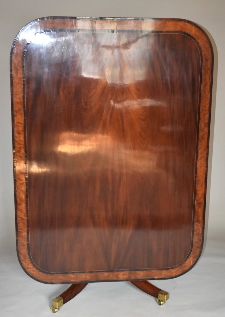 ENGLISH REGENCY MAHOGANY BREAKFAST TABLE (1 of 7)