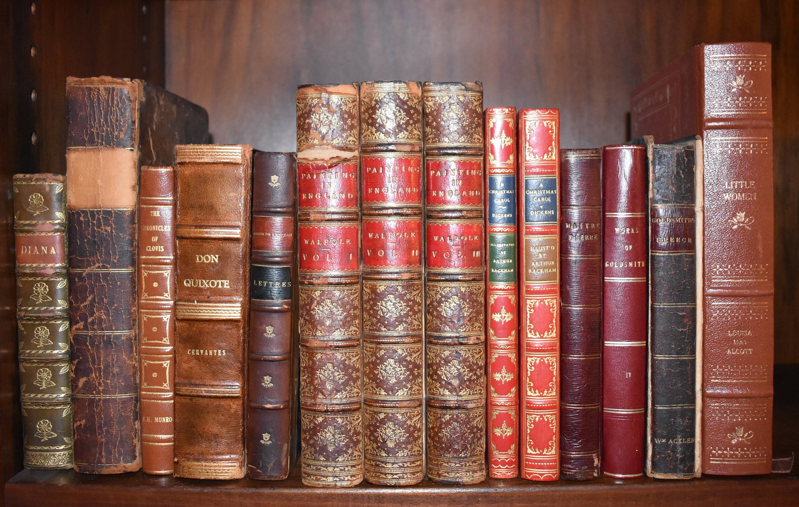 14 LEATHER BOUND BOOKS (1 of 2)